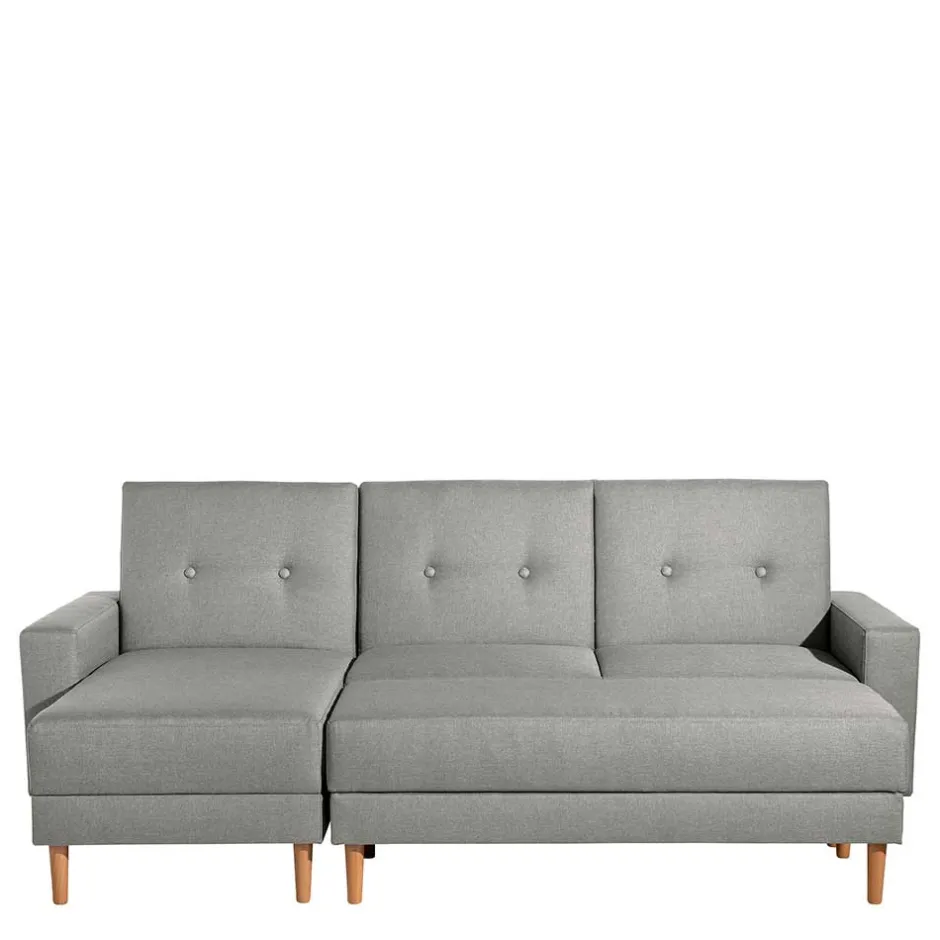 Wohnen Funktionsecke in Hellgrau mit Erle - Manoja (zweiteilig)