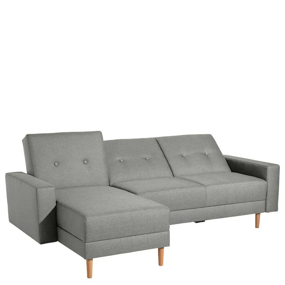 Wohnen Funktionsecke in Hellgrau mit Erle - Manoja (zweiteilig)