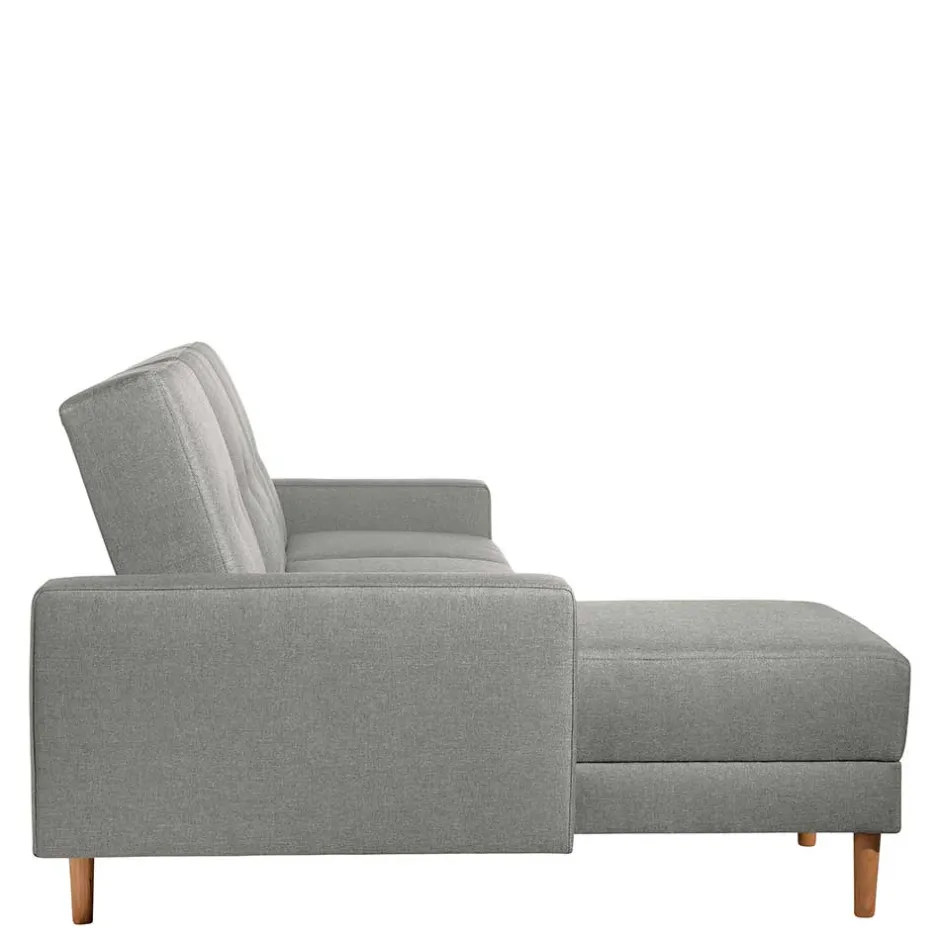 Wohnen Funktionsecke in Hellgrau mit Erle - Manoja (zweiteilig)