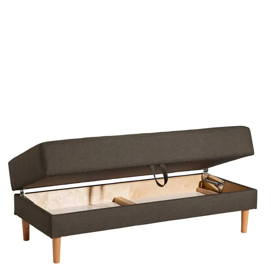 Funktionsecksofa in Braun mit Erle - Iljona (zweiteilig)^Wohnen Outlet