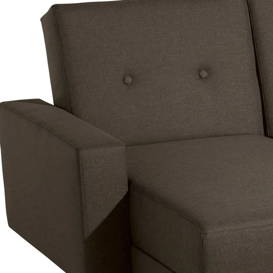 Funktionsecksofa in Braun mit Erle - Iljona (zweiteilig)^Wohnen Outlet