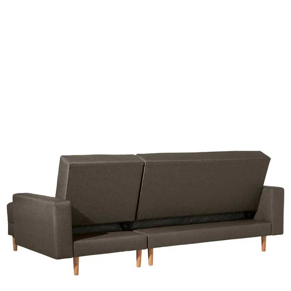 Funktionsecksofa in Braun mit Erle - Iljona (zweiteilig)^Wohnen Outlet