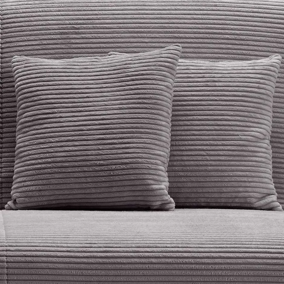 Funktionssofa in Grau aus Cord - Naim^Wohnen Online