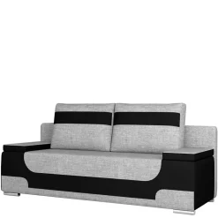 Wohnen Funktionssofa in Grau und Schwarz - Lech