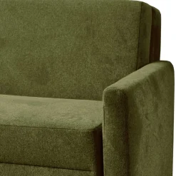 Funktionssofa in Oliv Grün Stoff - Ektuala^Wohnen Discount