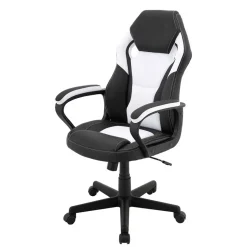 Gaming Computerstuhl in Schwarz Weiß - Bajan^Wohnen Online