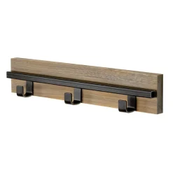 Wohnen Garderobe aus Eiche & Stahl Schwarz - Dezadan