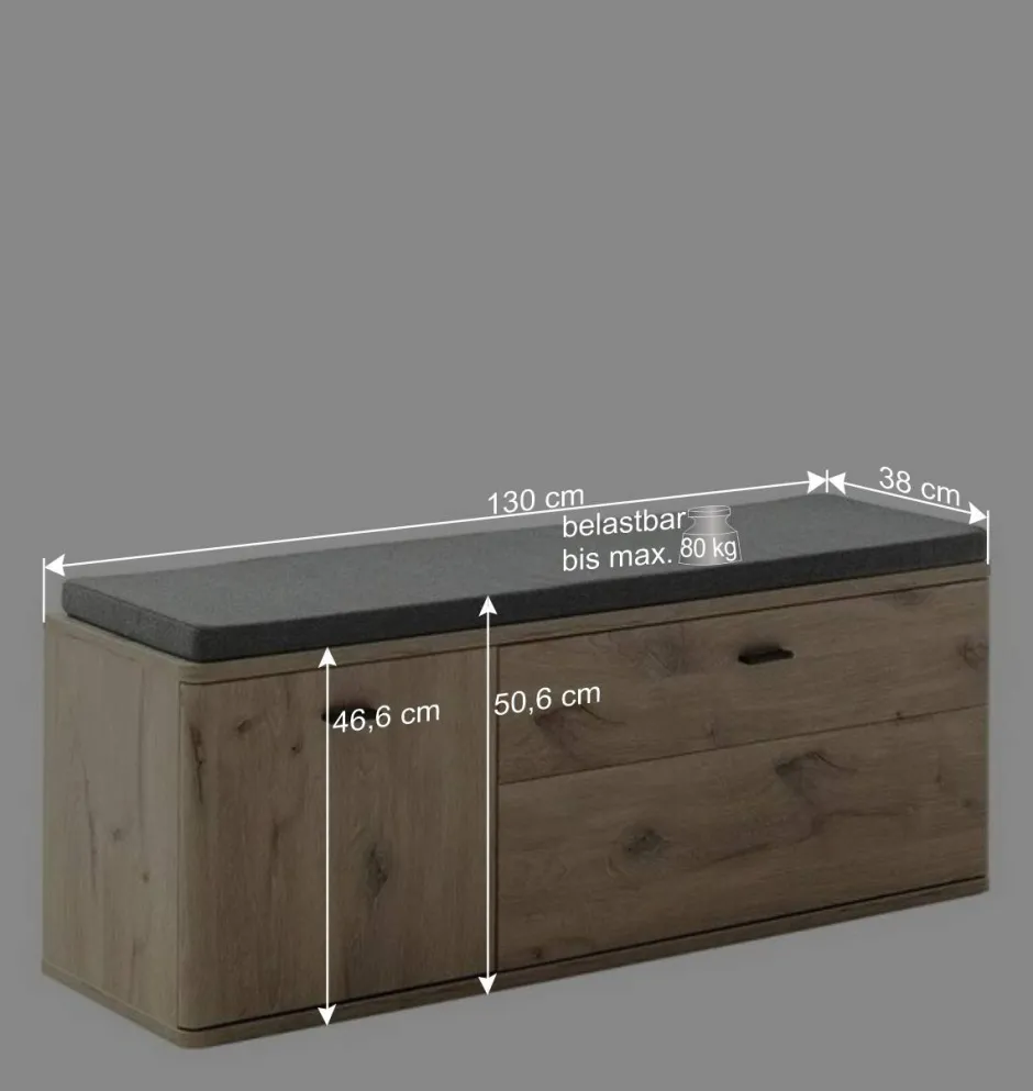 Garderobe Flurbank mit Schuhaufbewahrung - Baiamare^Wohnen Sale