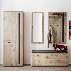 Wohnen Garderobe Flurmöbel Set modern - Baiamare (vierteilig)