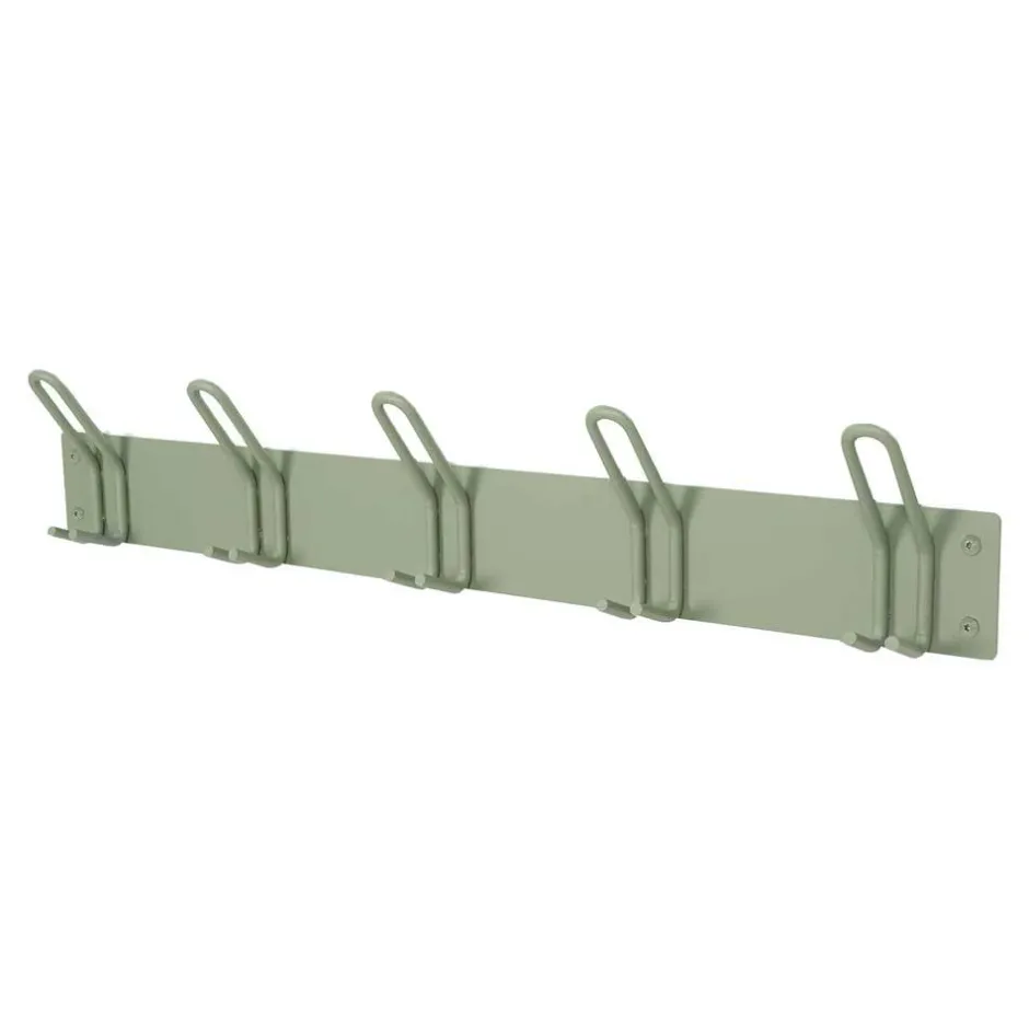 Wohnen Garderobe in Graugrün pulverbeschichtet - Mecia