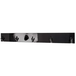 Wohnen Garderobe Monateo in Schwarz Hochglanz