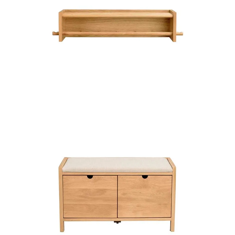 Garderobe und Bank Kombi - Pastranac (zweiteilig)^Wohnen New