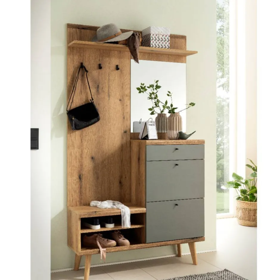 Garderobe und Highboard Set - Oliva (zweiteilig)^Wohnen Clearance