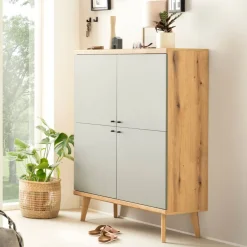 Garderobe und Highboard Set - Oliva (zweiteilig)^Wohnen Clearance
