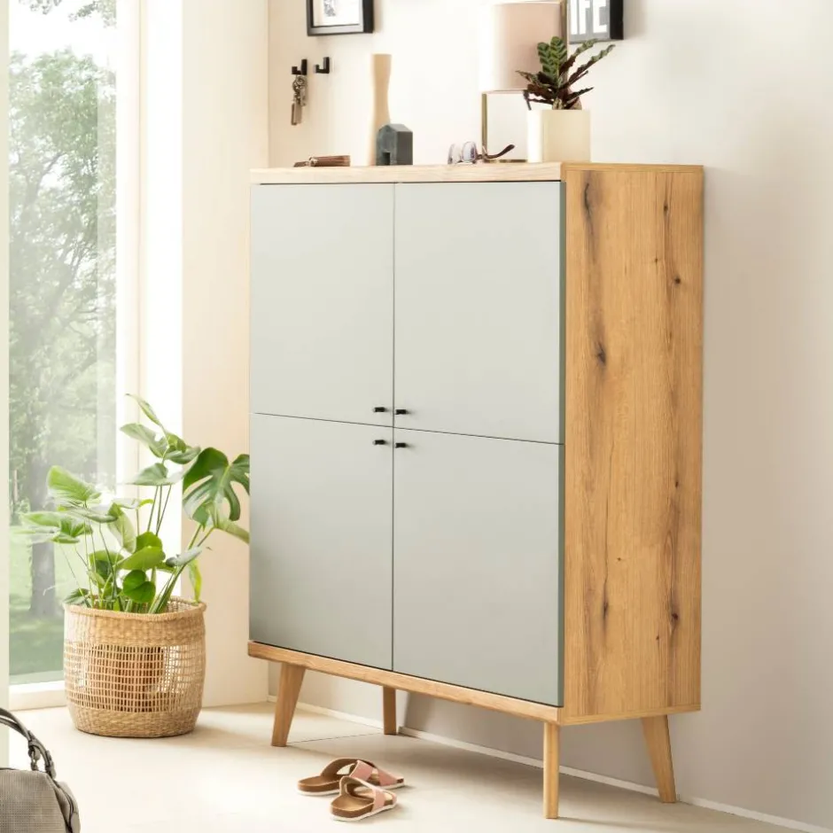 Garderobe und Highboard Set - Oliva (zweiteilig)^Wohnen Clearance