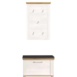 Garderobe und Schuhbank Set - Tocella (zweiteilig)^Wohnen Clearance