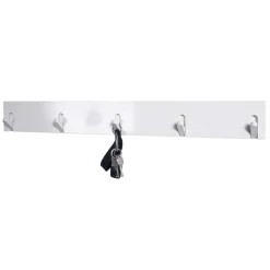 Wohnen Garderobe Vanadrino in Weiß Hochglanz