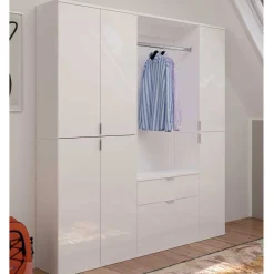 Garderoben Block mit Stange 152 cm breit - Ejulia (dreiteilig)^Wohnen Outlet