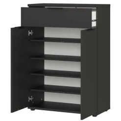 Garderoben Möbelset in Dunkelgrau - Tarlotta (dreiteilig)^Wohnen Sale