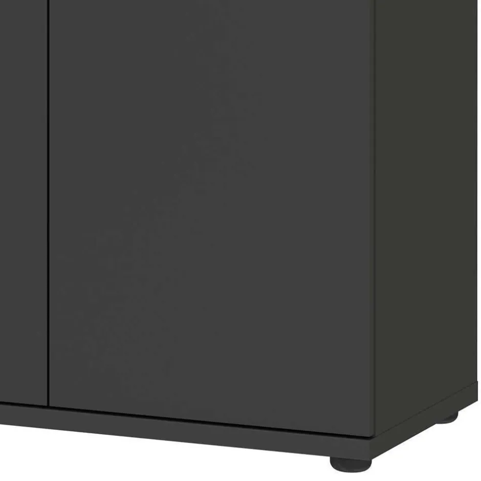 Garderoben Möbelset in Dunkelgrau - Tarlotta (dreiteilig)^Wohnen Sale