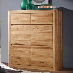 Wohnen Garderoben Schuhschrank Uvinessa aus Wildeiche Massivholz