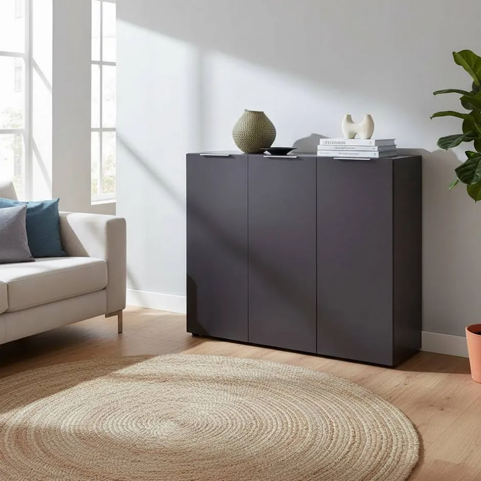 Garderoben Sideboard Masculino in Anthrazit^Wohnen Outlet