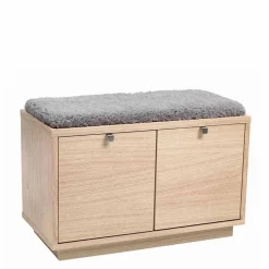 Garderoben Sitzbank Vaxos mit Eiche furniert^Wohnen Online