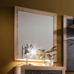 Garderoben Spiegel in Wildeiche Optik - Carry^Wohnen Clearance