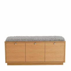 Garderobenbank Helvana mit Eiche furniert^Wohnen