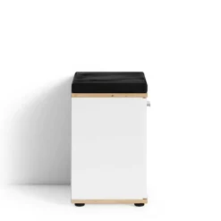 Garderobenbank in Weiß mit Wildeiche Dekor - Yumagno^Wohnen Hot