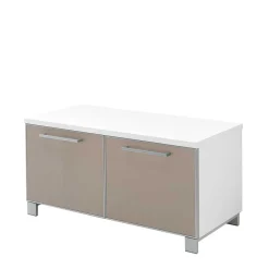 Garderobenbank Srocca in Taupe Glas^Wohnen New