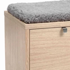 Garderobenbank Vaxos mit Eiche furniert^Wohnen Outlet