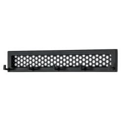 Wohnen Garderobenhakenleiste aus Stahl in Schwarz - Orcia