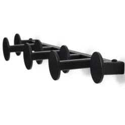 Garderoben-Hakenleiste in Schwarz - Mia^Wohnen Discount