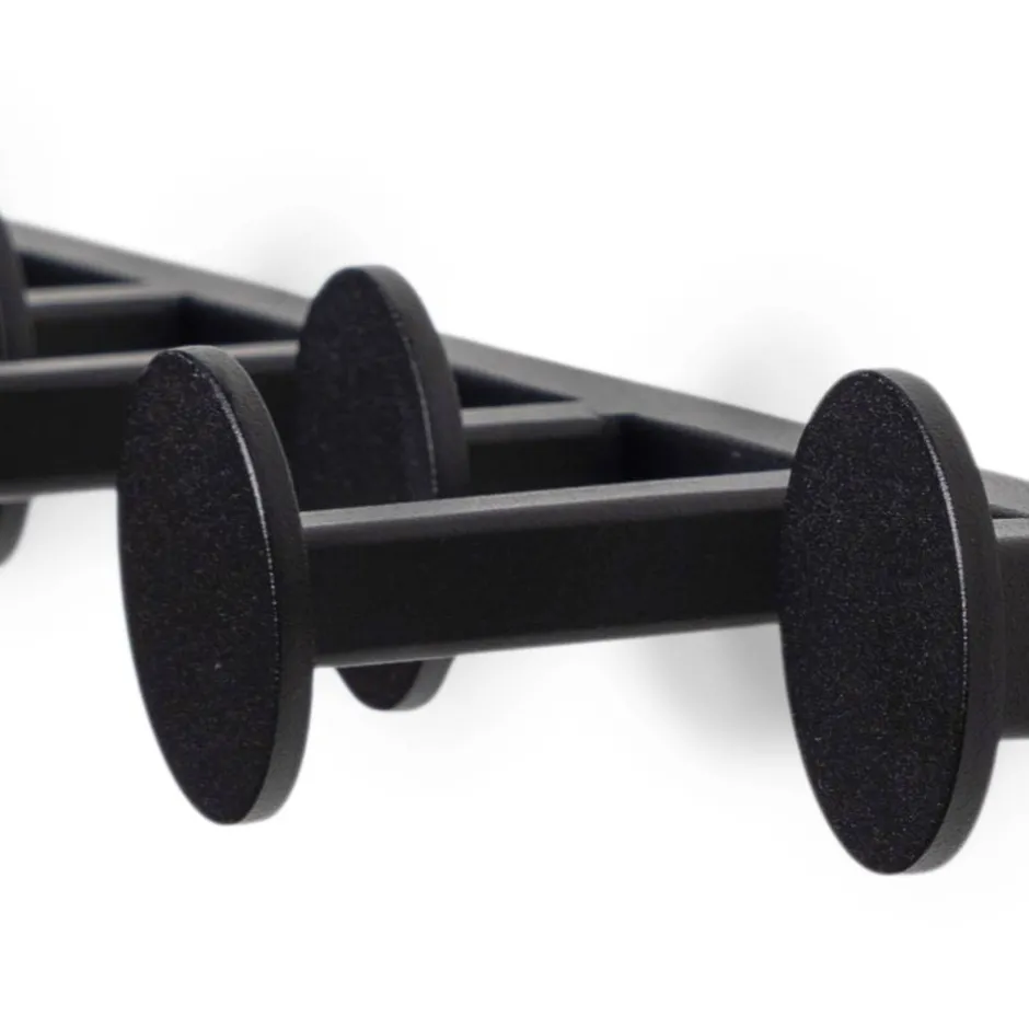 Garderoben-Hakenleiste in Schwarz - Mia^Wohnen Discount