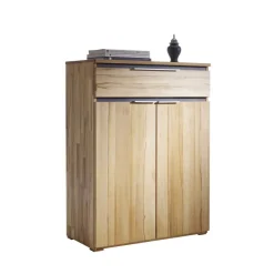 Garderobenkombination Leyrina aus Kernbuche Massivholz (sechsteilig)^Wohnen Discount