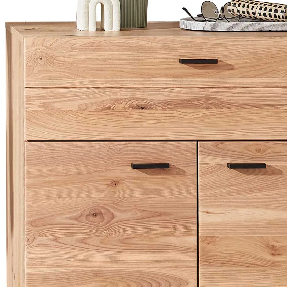 Wohnen Garderobenkombination mit Massivholz Oberfläche - Cymbal (dreiteilig)