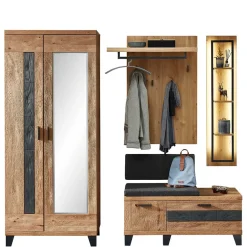 Garderobenmöbel aus Echtholz - Elprisca (vierteilig)^Wohnen Sale