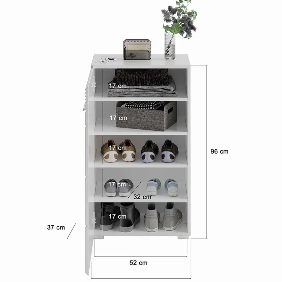 Wohnen Garderobenmöbel Block Set - Sumatra (fünfteilig)