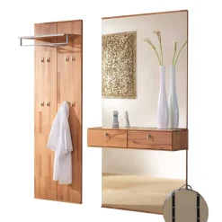 Wohnen Garderobenmöbel Coestra aus Kernbuche (zweiteilig)