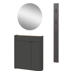 Garderobenmöbel Set 97 cm breit - Sidgarus (dreiteilig)^Wohnen Sale