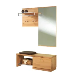 Garderobenmöbel Set Coestra aus Kernbuche Massivholz (dreiteilig)^Wohnen Clearance