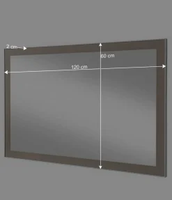 Garderobenmöbel Set Srocca in Taupe Glas beschichtet (dreiteilig)^Wohnen Sale