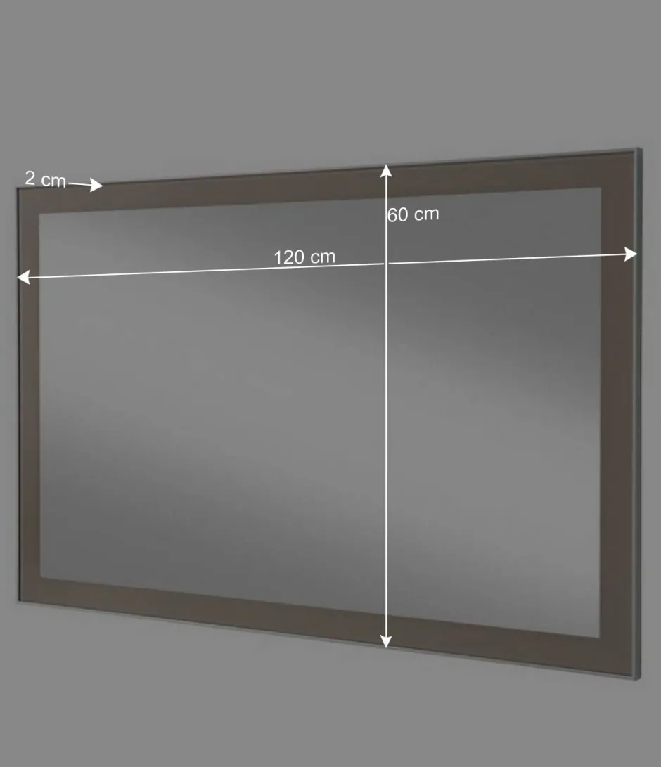 Garderobenmöbel Set Srocca in Taupe Glas beschichtet (dreiteilig)^Wohnen Sale
