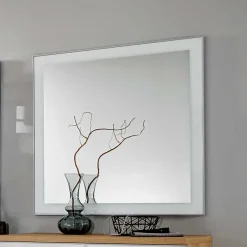 Wohnen Garderobenmöbel Set Wynoca in Weiß Glas beschichtet (fünfteilig)