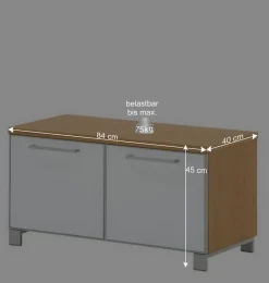 Wohnen Garderobenmöbel Set Wynoca in Weiß Glas beschichtet (fünfteilig)