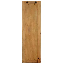 Wohnen Garderobenpaneel aus Holz & Rattan Geflecht - Lazianus