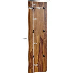 Garderobenpaneel massiv im rustikalen Stil - Elmin^Wohnen Online