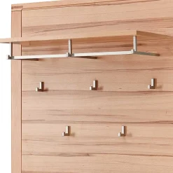 Garderobenpaneel mit Spiegel in Kernbuche - Viktorion^Wohnen Clearance