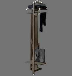 Garderobenpaneel Natrius aus Wildeiche massiv^Wohnen Sale